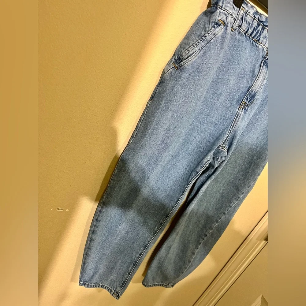 ZARA Paperbag High Waist Jeans - Picture 4 of 11